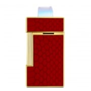 Photo #2 de Briquet S.T. Dupont Slimmy Snake Rouge