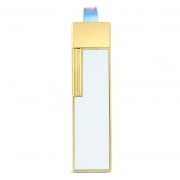 Photo #2 de Briquet S.T. Dupont Twiggy Blanc et Dor