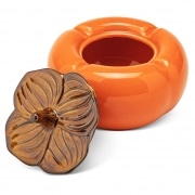 Photo #2 de Cendrier Cramique Lgumes Orange et Marron