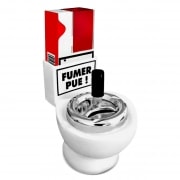 Photo #2 de Cendrier Cramique Toilette avec Support  cigarettes