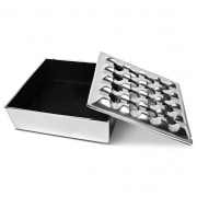 Photo #2 de Cendrier Cigare Aluminium Poli Carr The Grid