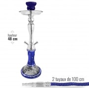 Photo #2 de Chicha en verre Tribal bleue