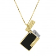 Photo #2 de Collier Briquet S.T. Dupont Dor et Noir