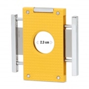Photo #2 de Coupe Cigare Caseti fin double lame jaune