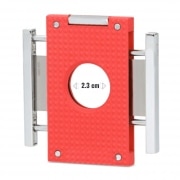 Photo #2 de Coupe Cigare Caseti fin double lame rouge