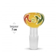 Photo #2 de Douille Rasta en Verre Male 18.8 mm