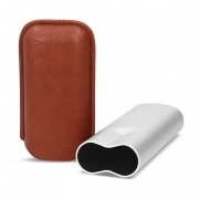 Photo #2 de Etui 2 cigares Bayamo Marron et m�tal