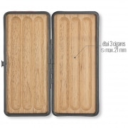 Photo #2 de Etui 3 Cigares Savinelli Rigide Cuir Rouge