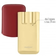 Photo #2 de Etui cigare S.T. Dupont 3 cigares Romeo y Julieta Rouge Dor
