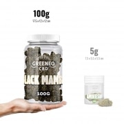 Photo #2 de Fleur de CBD Greeneo Black Mamba 100g
