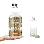 Photo #2 de Fleur de CBD Greeneo Mango Haze 100g