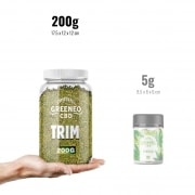 Photo #2 de Fleur de CBD Greeneo Trim vrac 200g