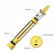Photo #2 de Hookah Air Fumytech Sparkle Gold