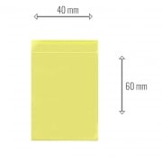 Photo #2 de Lot de 100 sachets Zip 40 x 60 mm