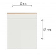 Photo #2 de Lot de 100 sachets Zip 55 x 65 mm Liser