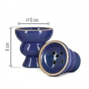 Photo #2 de Narguil� 23 cm Bleu Electrique