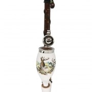 Photo #2 de Pipe Allemande en Porcelaine dcor de Chasse