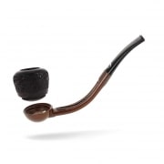 Photo #2 de Pipe Falcon Genoa Sable Courbe Marron