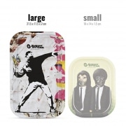 Photo #2 de Plateau  rouler G-Rollz Banksy Graffiti Large Flower