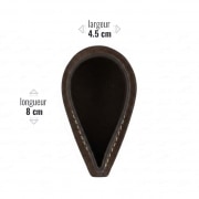 Photo #2 de Porte Pipe Chacom Cuir Marron Brun