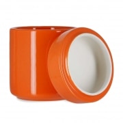 Photo #2 de Pot  tabac et Porte Pipe Cramique Orange