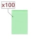 Lot de 100 sachets Zip 40 x 60 mm Vert
