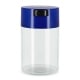 Boite de conservation  vide Tightvac Transparente Bleue Fonce 1.3 L