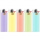 5 briquets Bic Maxi � pierre Pastel