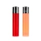 2 briquets � pierre Clipper Translucides Rouge et Orange
