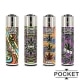 Briquet Clipper Classic Pocket Neon 6 CBD x 4