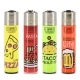Briquet Clipper Famous Food x 4