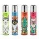 Briquet Clipper Hippie Animals x 4