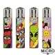 Briquet Clipper Micro Hallucination x 4