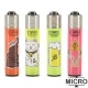 Briquet Clipper Micro World Charms x 4