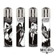 Briquet Clipper Micro X-Ray x 4
