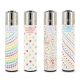 Briquet Clipper Small Dots x 4