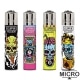 Briquet Clipper Micro Skulls Corpz x 4