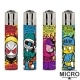 Briquet Clipper Micro Urban Essence x 4