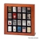 Vitrine pour 20 briquets Bois Acajou