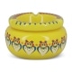 Cendrier c�ramique Azteque Jaune