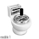 Cendrier Cramique Toilette avec Support  cigarettes Modle 1