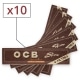 Feuille a rouler OCB Slim Virgin et Tips x10