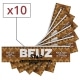 Papier � rouler Beuz Slim Star Non Blanchi x10