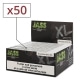 Papier � rouler Jass King Size Slim XL Black Edition x50