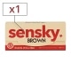 Papier � rouler Sensky brown double Slim et tips x 1
