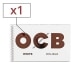 Papier � rouler OCB Blanc x 1