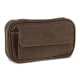 Blague � Tabac pour Pipe avec Rangement Cuir Marron