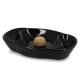 Cendrier pipe Double Noir Brillant