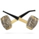 Lot de 2 Pipes en Ma�s Country Gentlemen