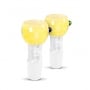 Douille Bang Male Boost en Verre Jaune Souffl 18.8 mm